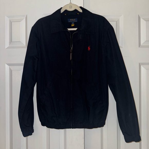 Polo Ralph Lauren Navy Blue Jacket Red Pony